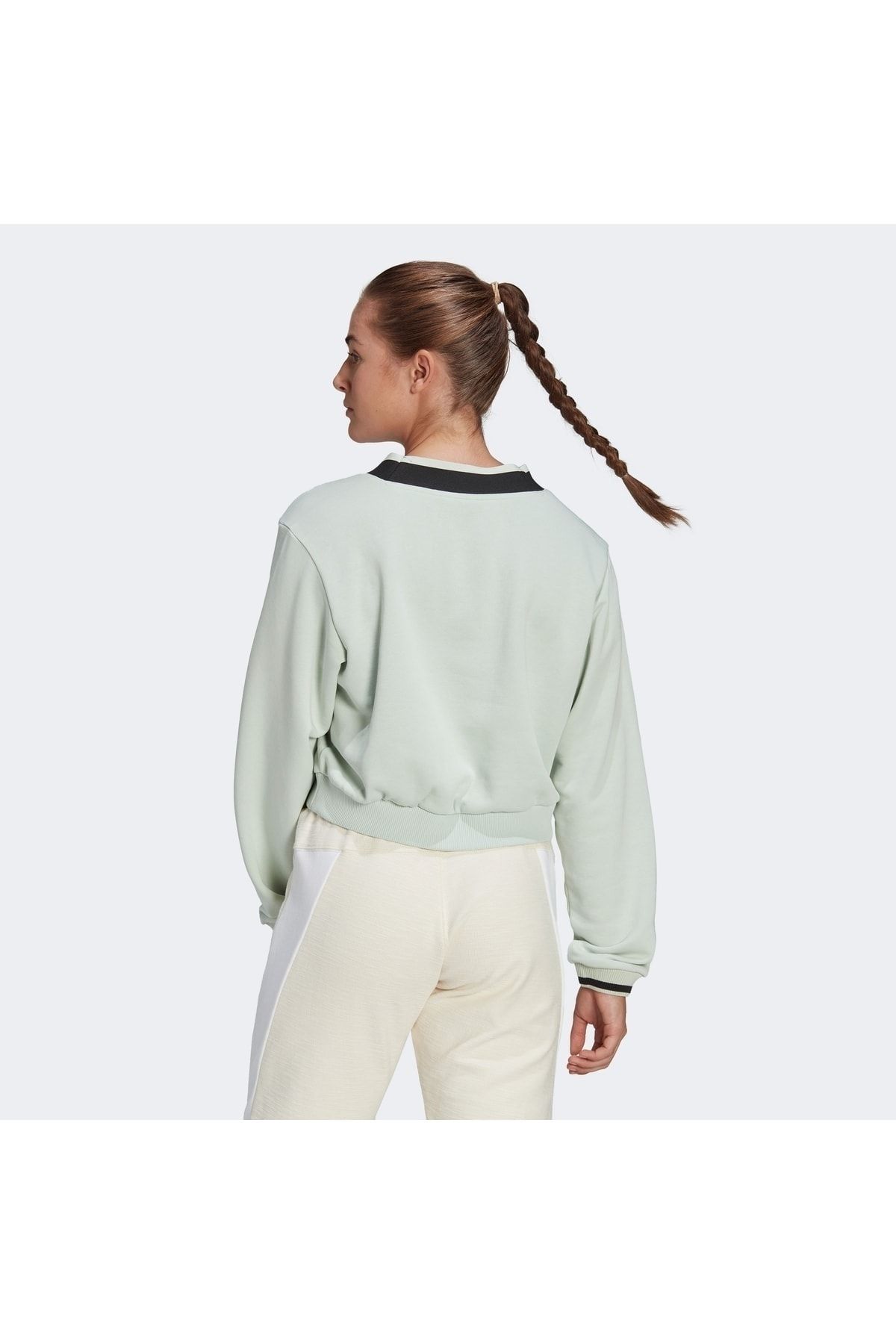 adidas Sweatshirt Green Trendyol