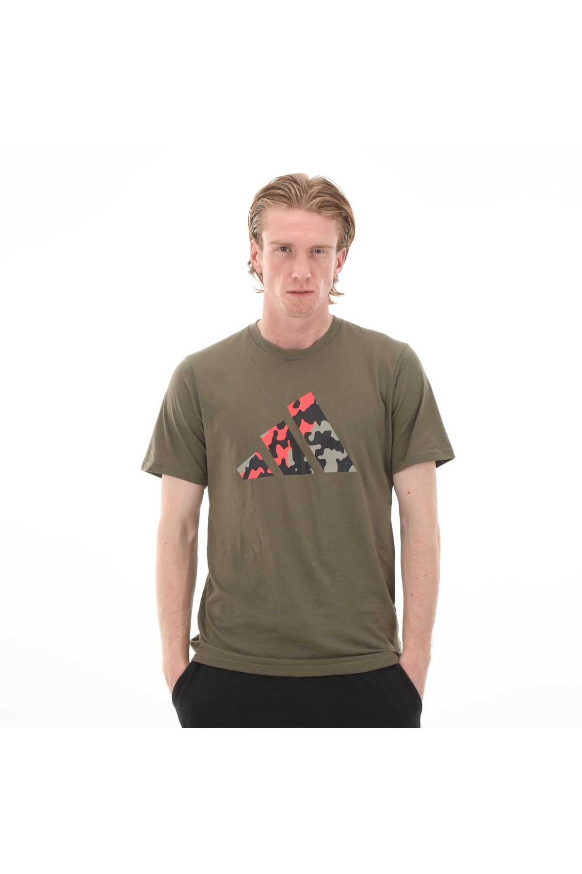 Adidas t hot sale shirt khaki