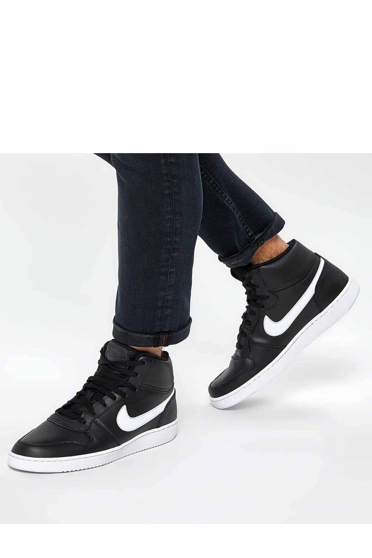 Tênis couro nike sale sportswear ebernon mid