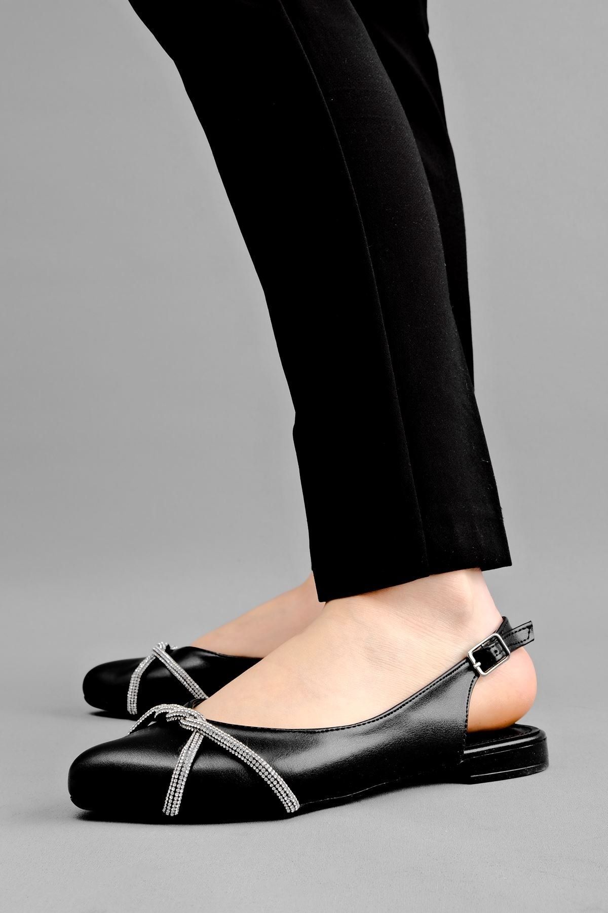 Open back flats top
