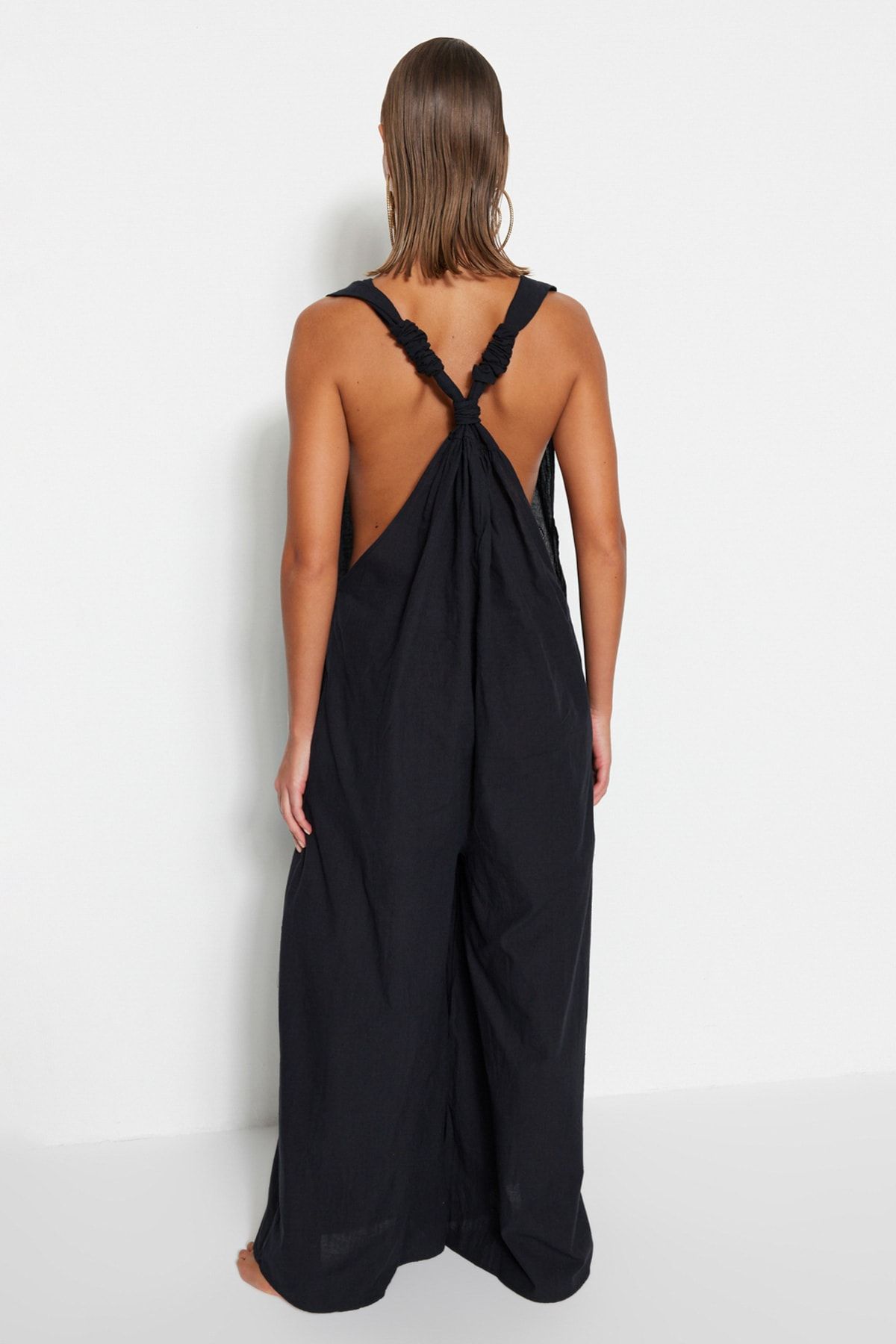 Cotton top on jumpsuit