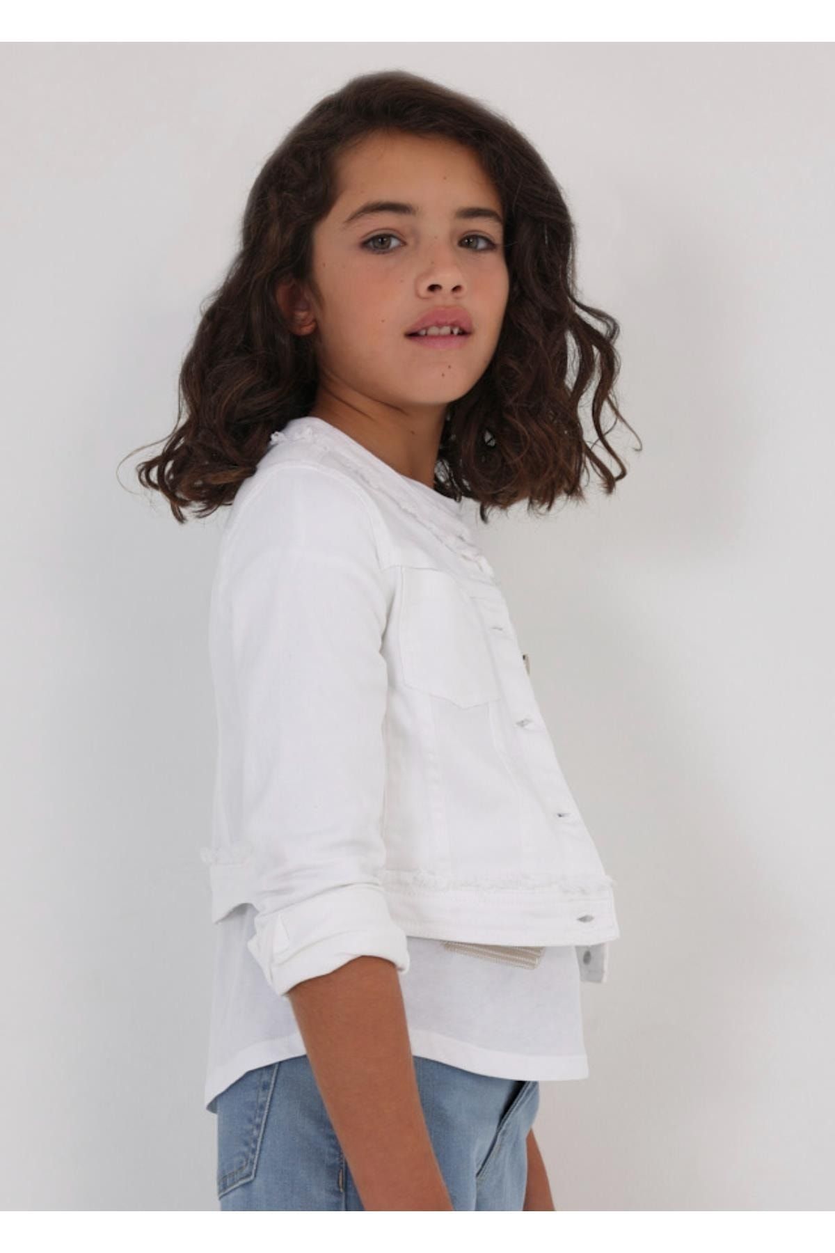 Mayoral white shop jacket
