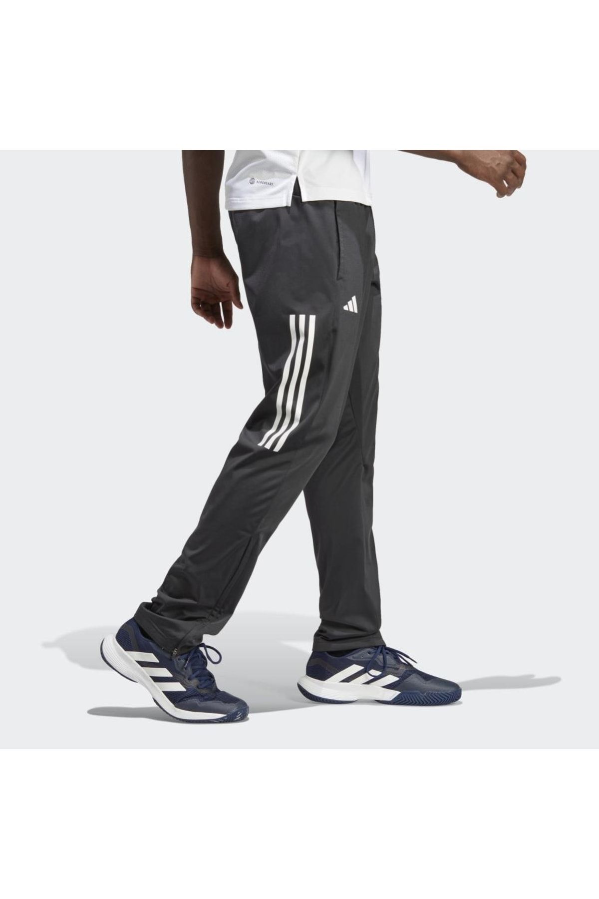 adidas Black 3 stripes Knitted Tennis Joggers Ht7180 Trendyol