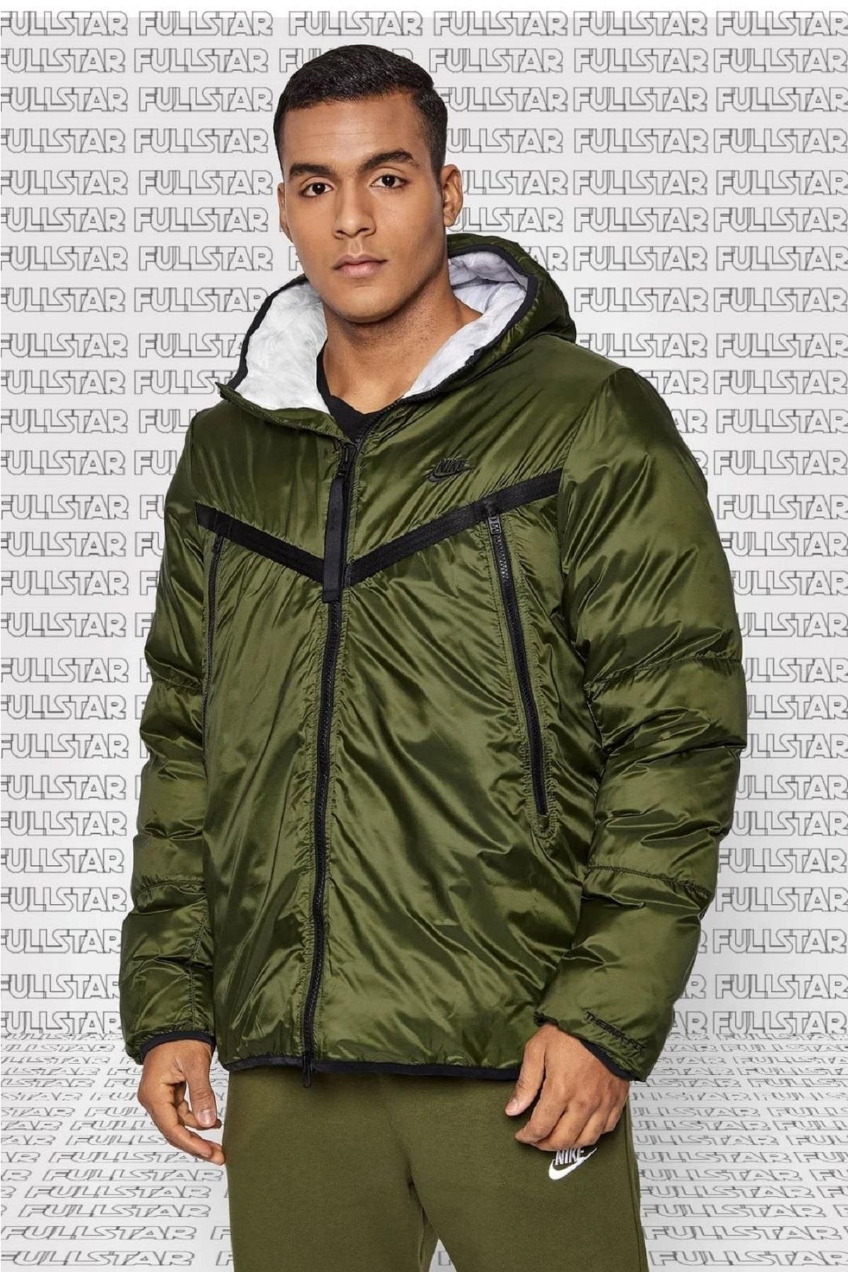 Khaki deals nike coat
