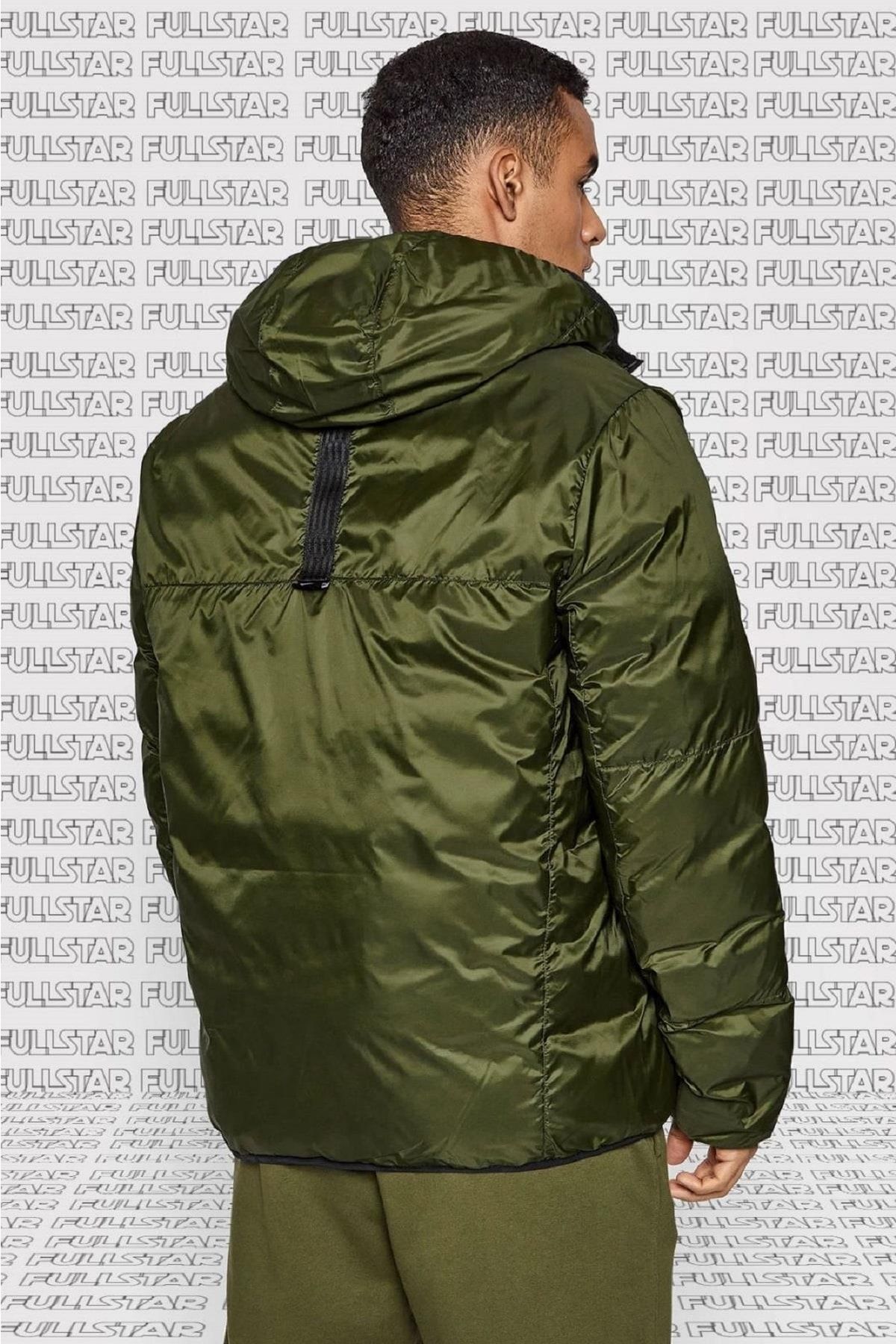 Khaki nike coat clearance