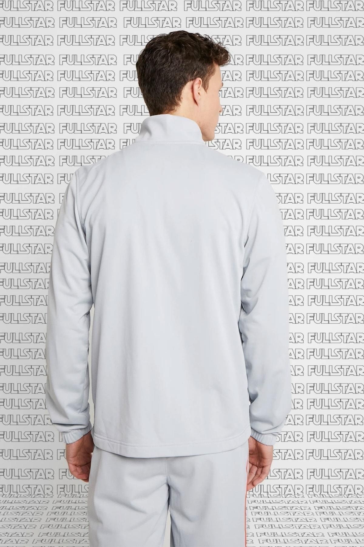 Mens grey top nike poly tracksuit
