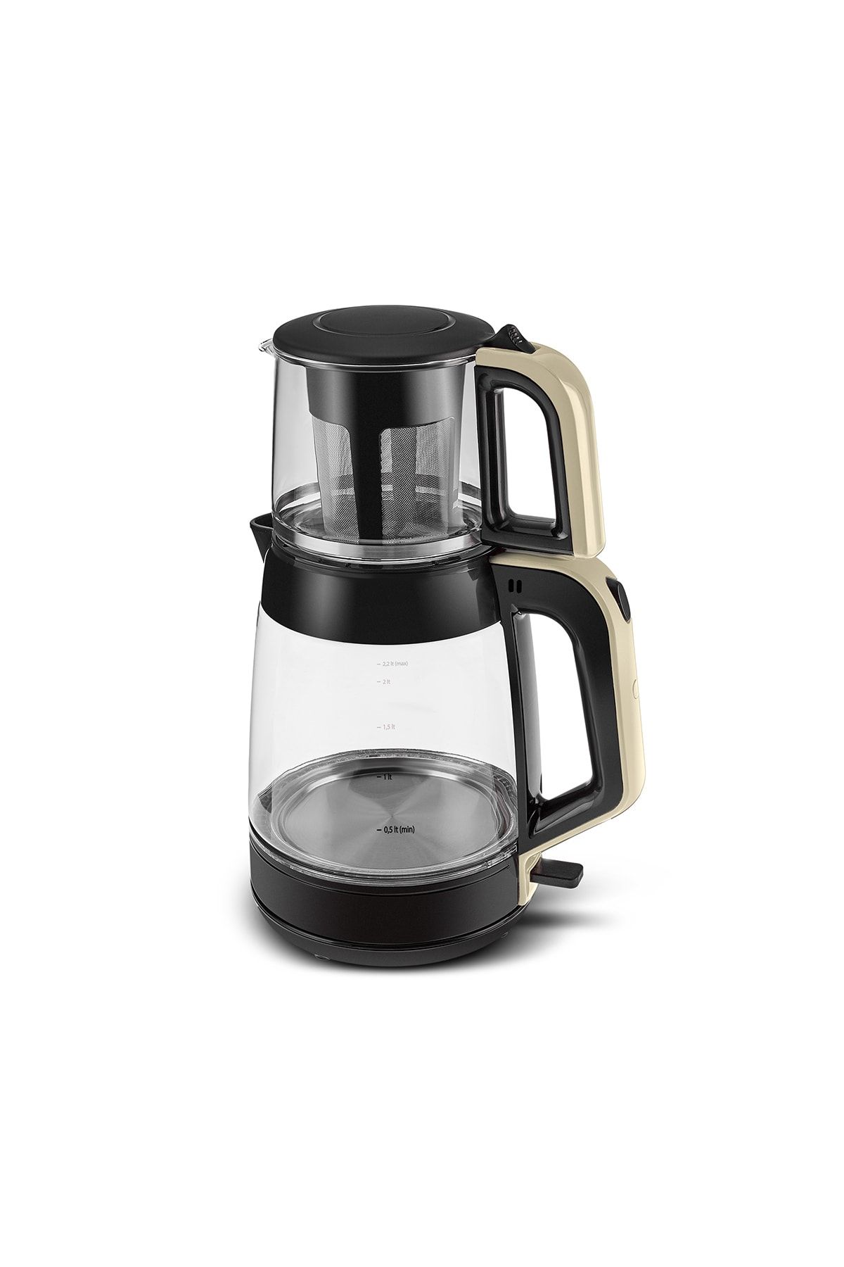 Cream glass kettle cheap