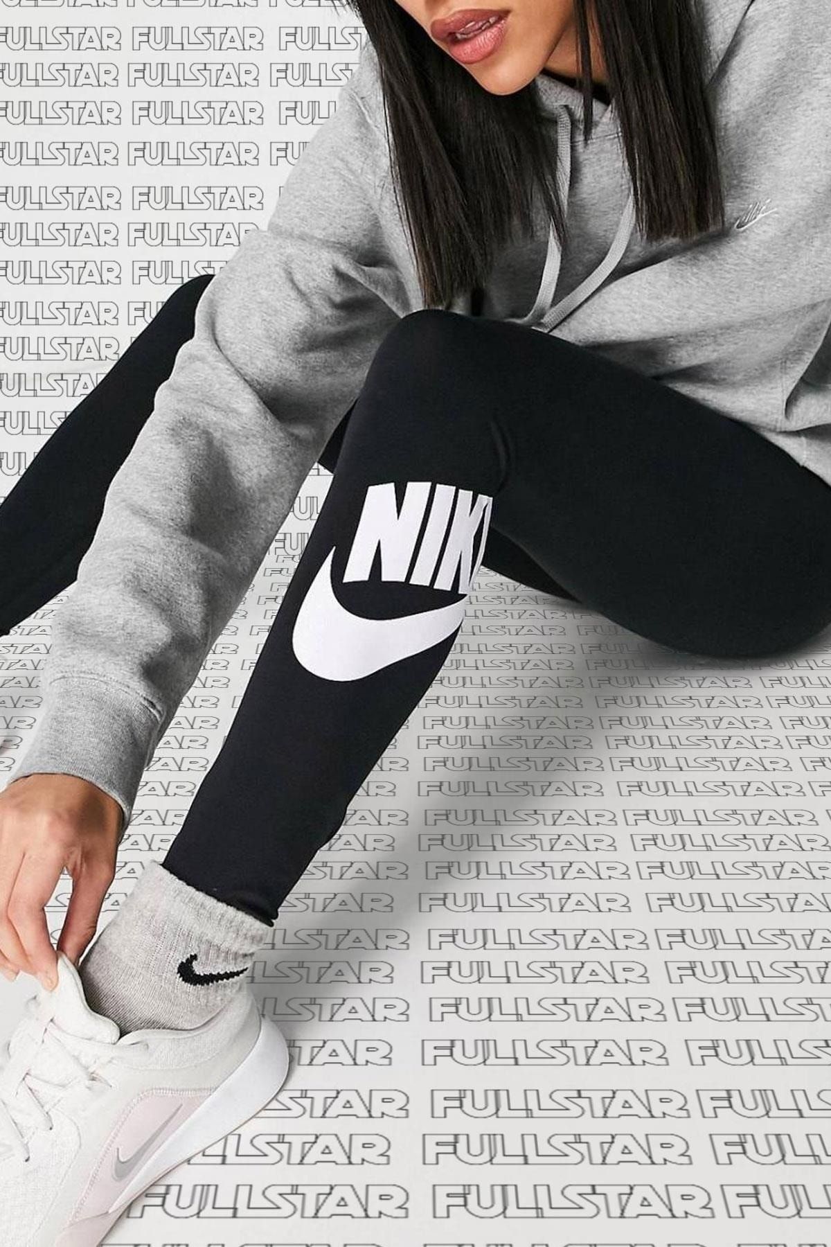 Nike Sportswear Club High Rise Cotton Leggings High Waisted Cotton Black  Leggings - Trendyol