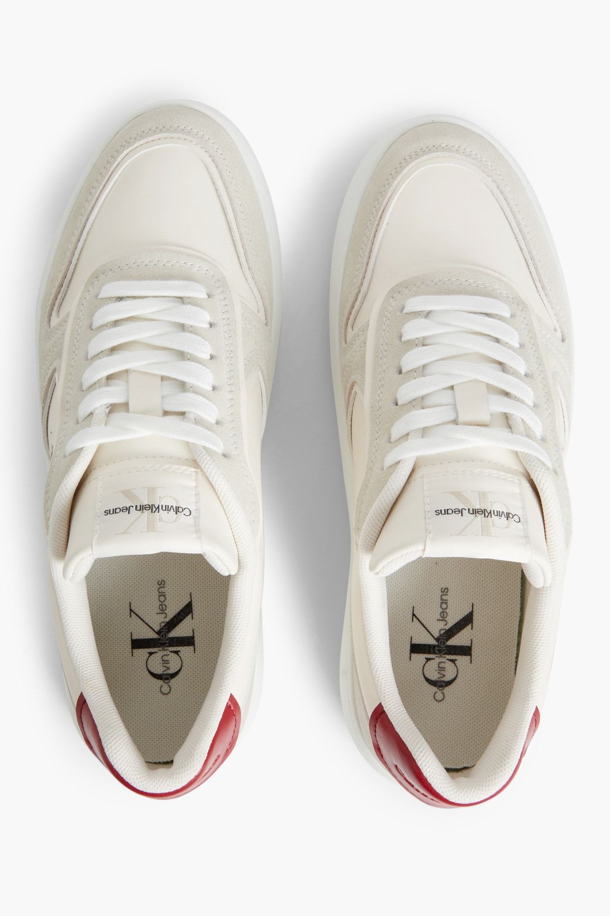 Calvin Klein Sneakers White Flat Trendyol