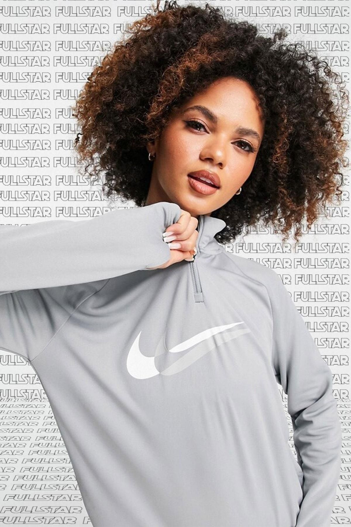 Women's nike zip discount top