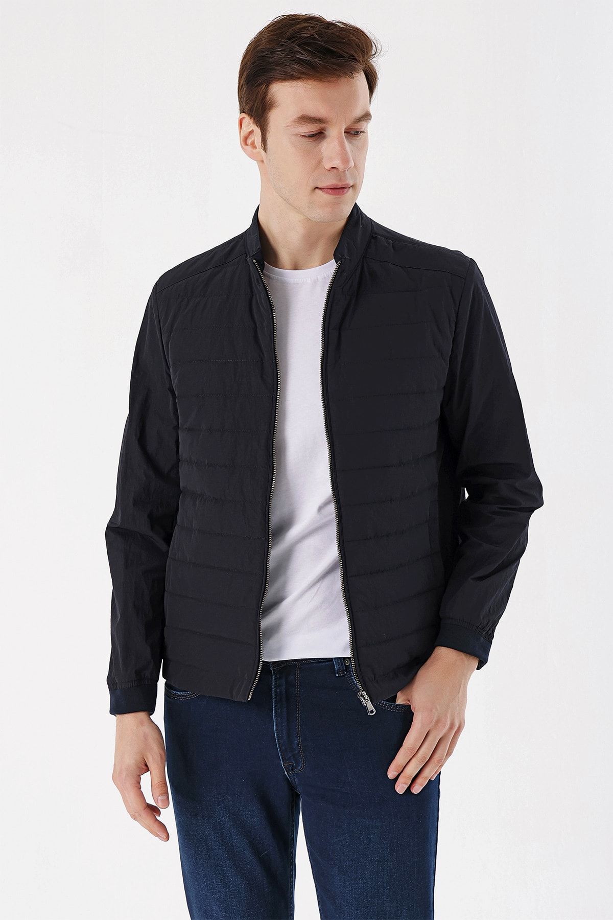 Short cheap collar coat