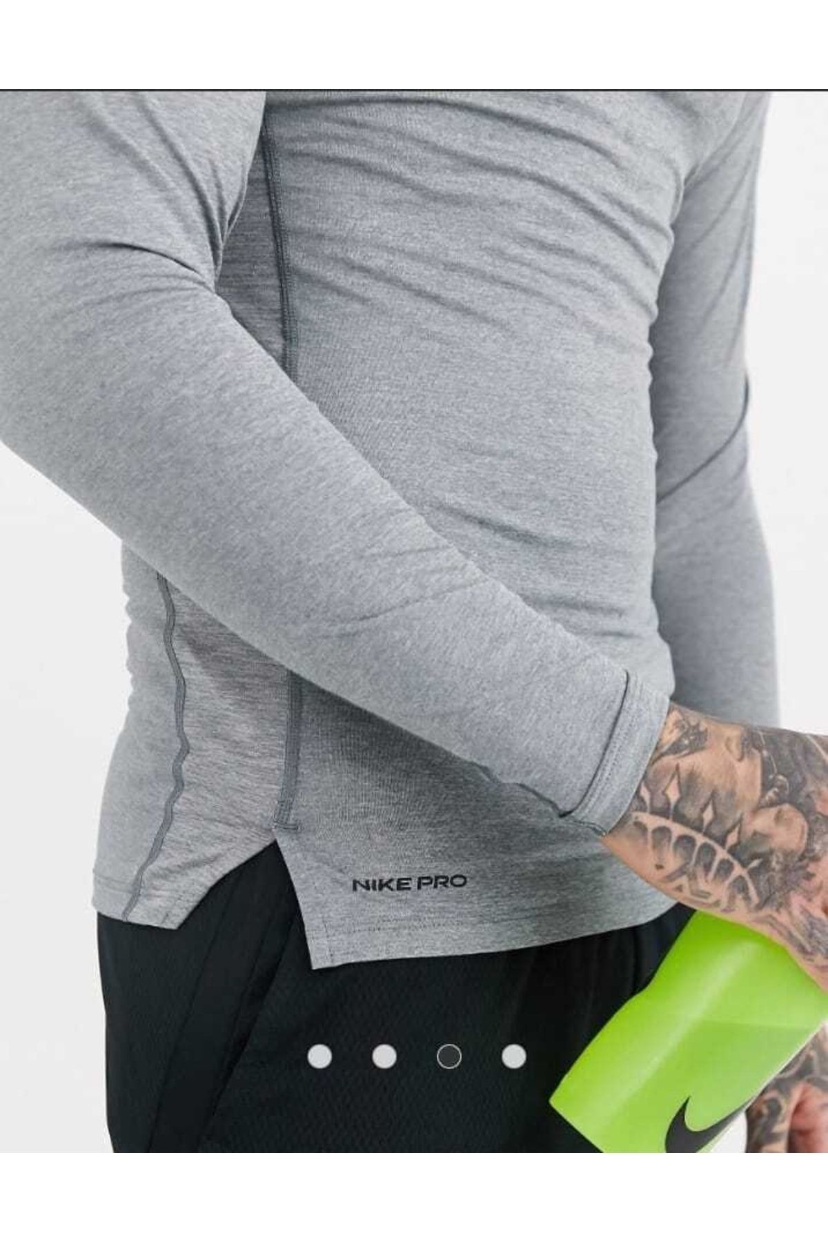 Nike pro fitted long sleeve top discount