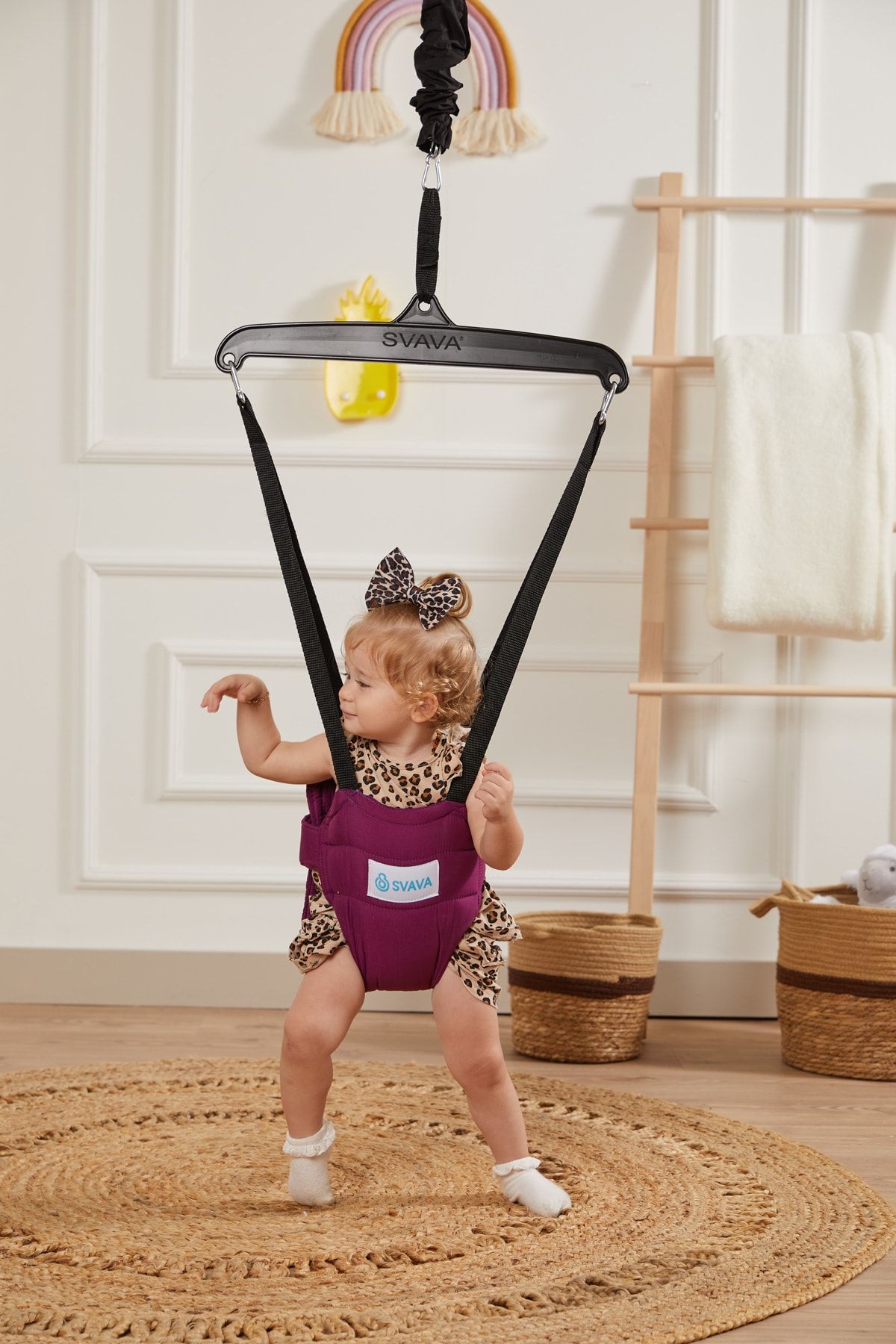 Purple baby bouncer store