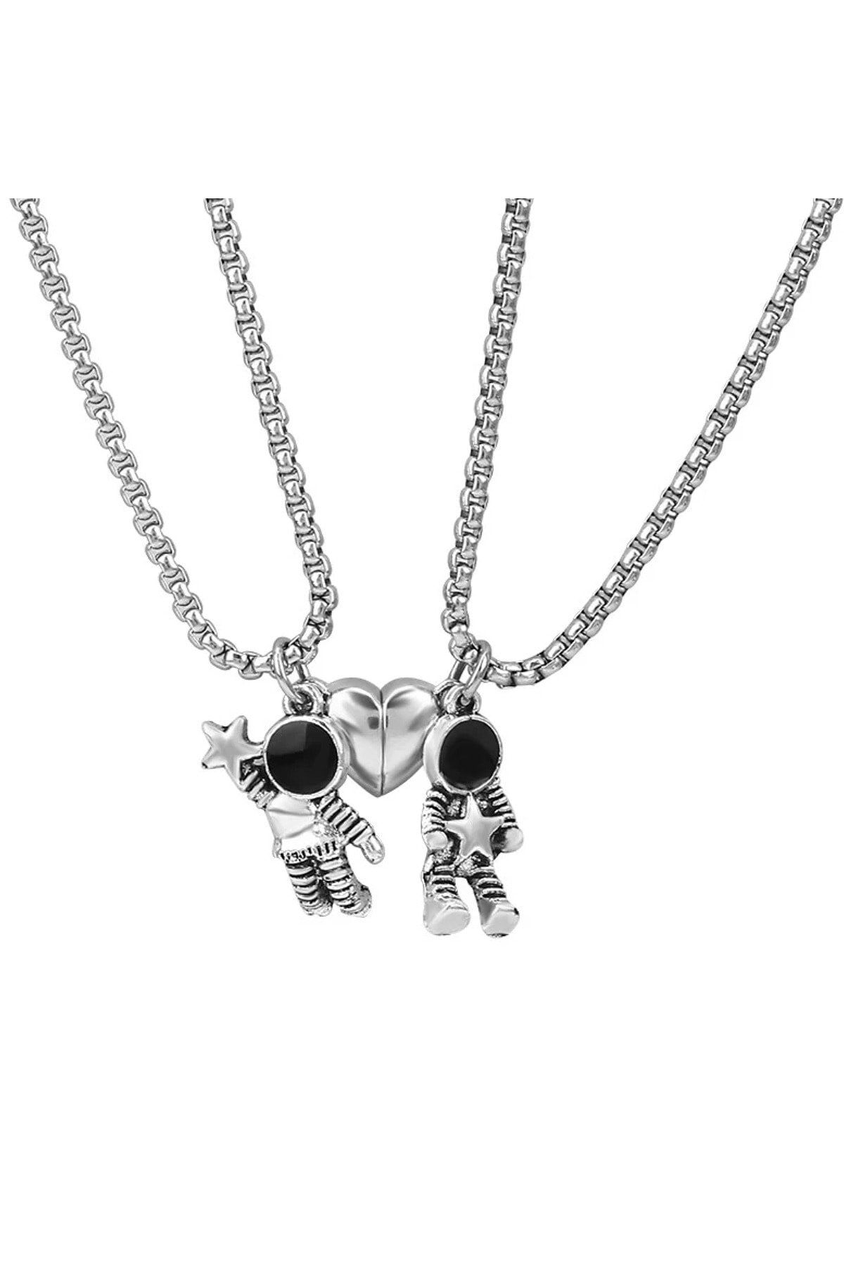 Magnetic best deals friend necklaces