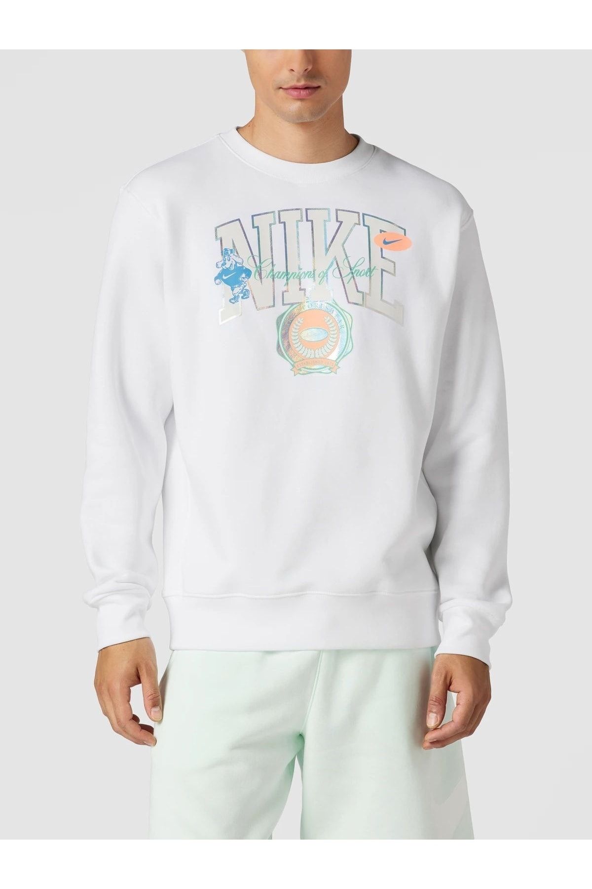 Nike Sportswear College Sports Graphic Fleece Men s Sweatshirt