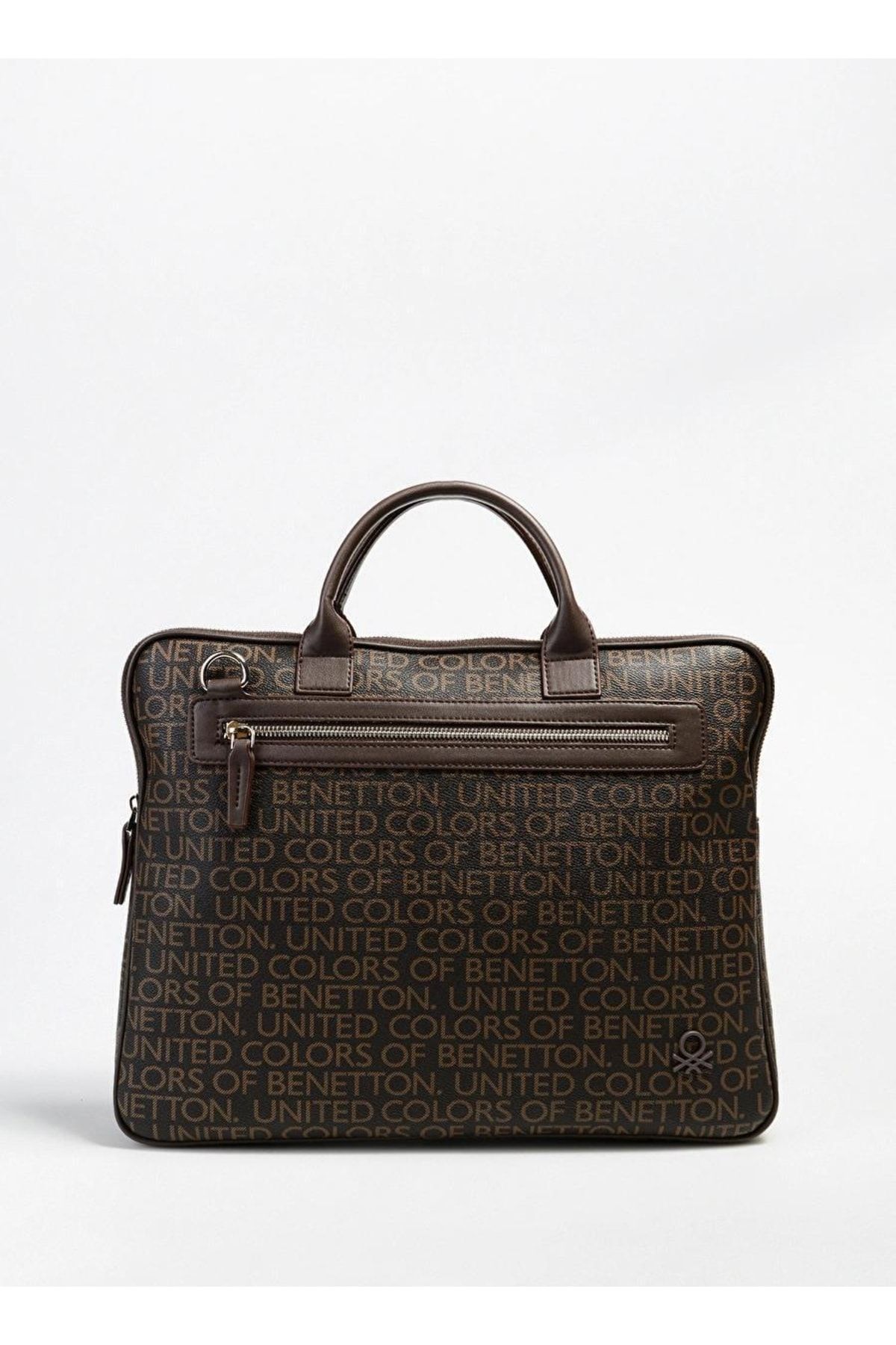United Colors of Benetton Laptop Bag Brown Plain Trendyol