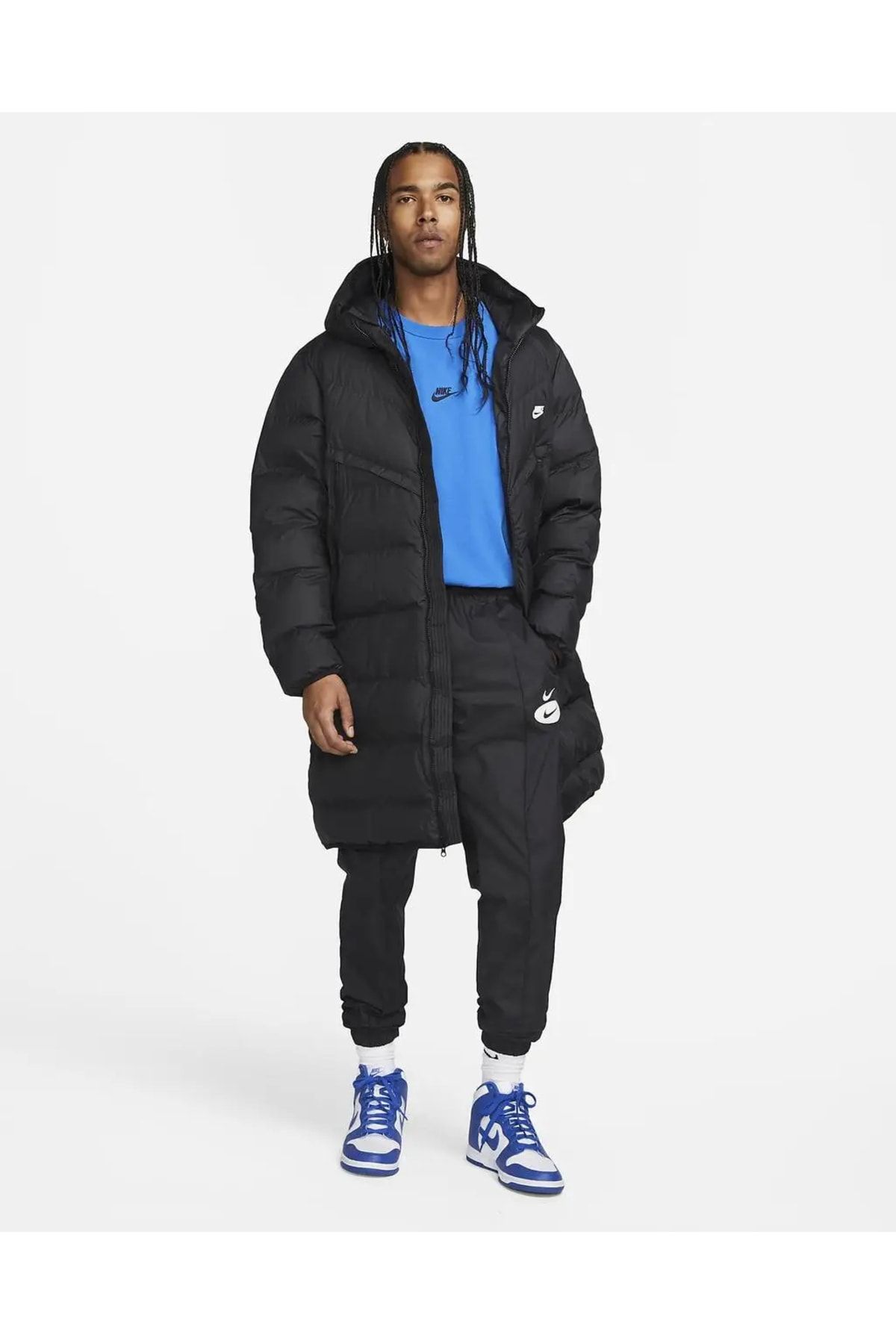 Black nike jaket best sale