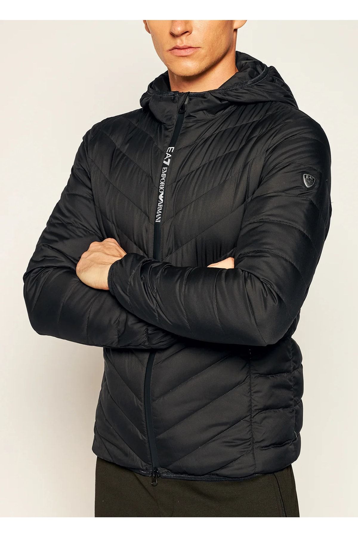 Grey ea7 jacket store