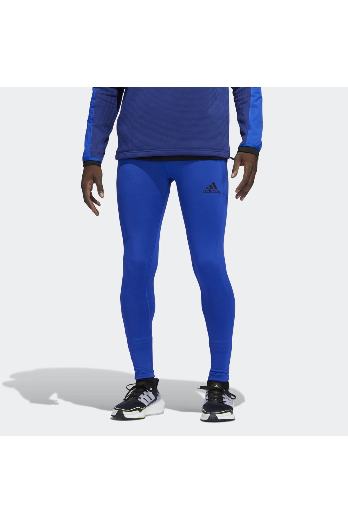 adidas Cold.rdy Techfit Long Men's Blue Sports Tights Gu6376 - Trendyol