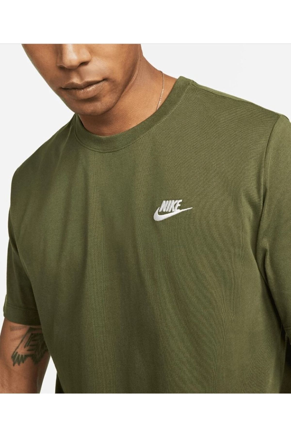 Nike Sportswear Club Green Men s T Shirt Ar4997 327 Trendyol