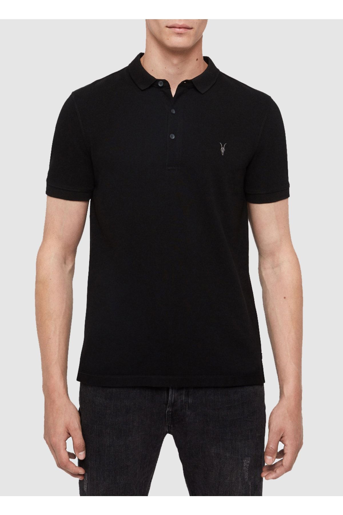 AllSaints All Saints Men s Polo Neck T Shirt Md051h U007054 Trendyol