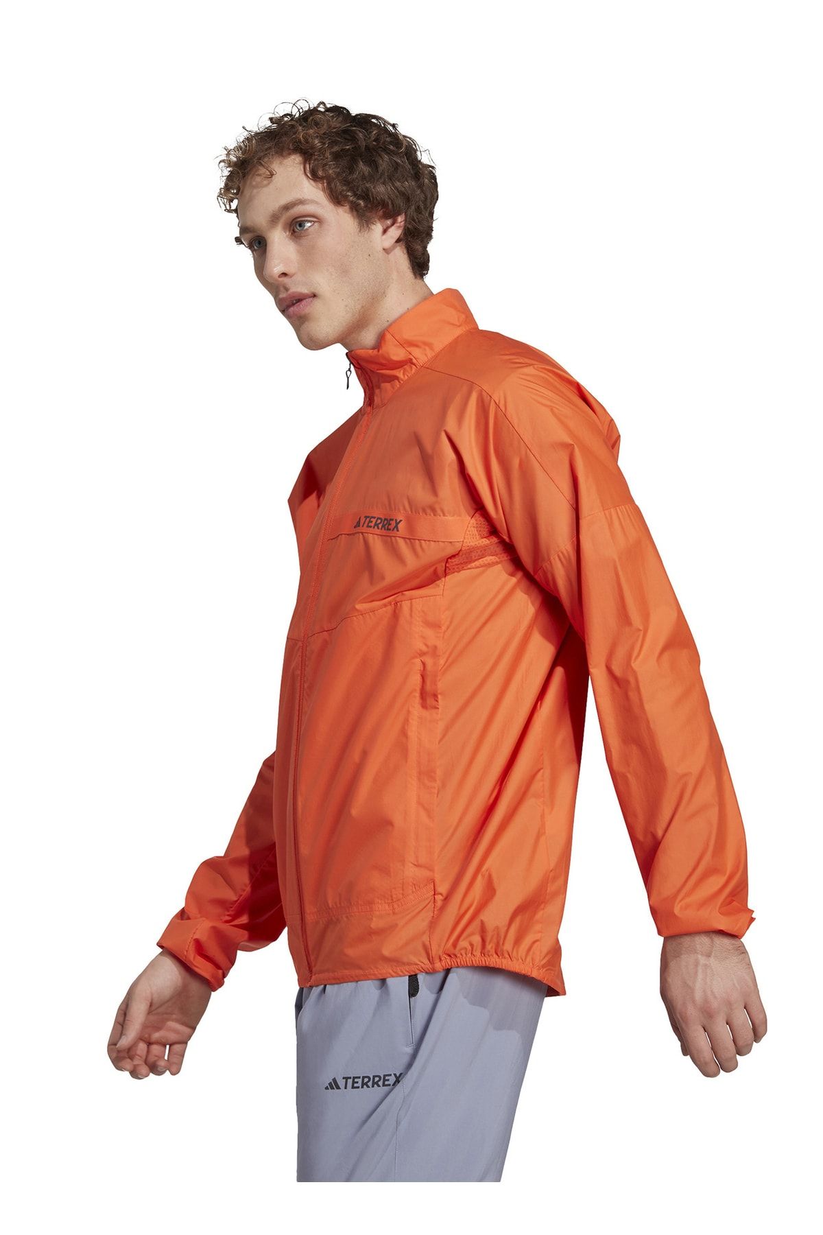 Orange adidas sale coat