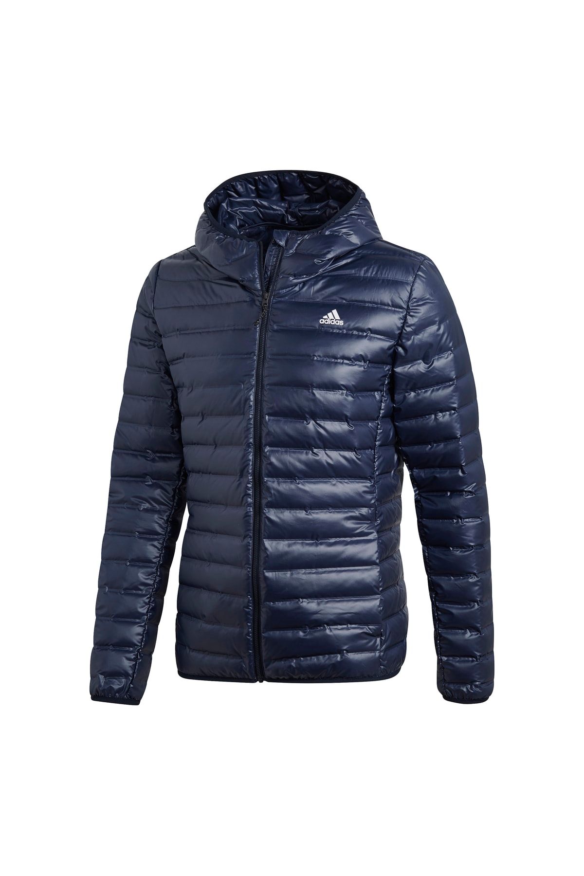 Adidas varilite hooded down jacket black deals