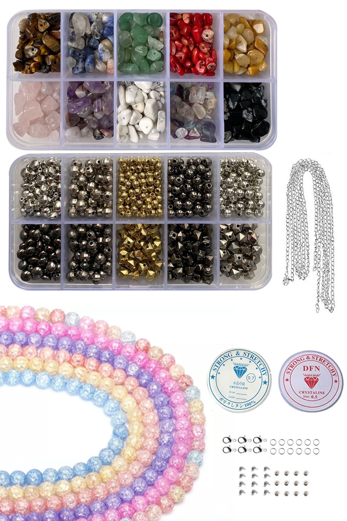 Natural bead jewelry cheap