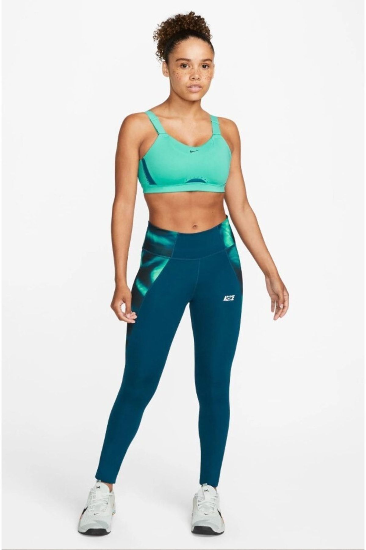Nike Women's Dri-fit One Icon Clash 7/8 Leggings Women's Tights - Trendyol