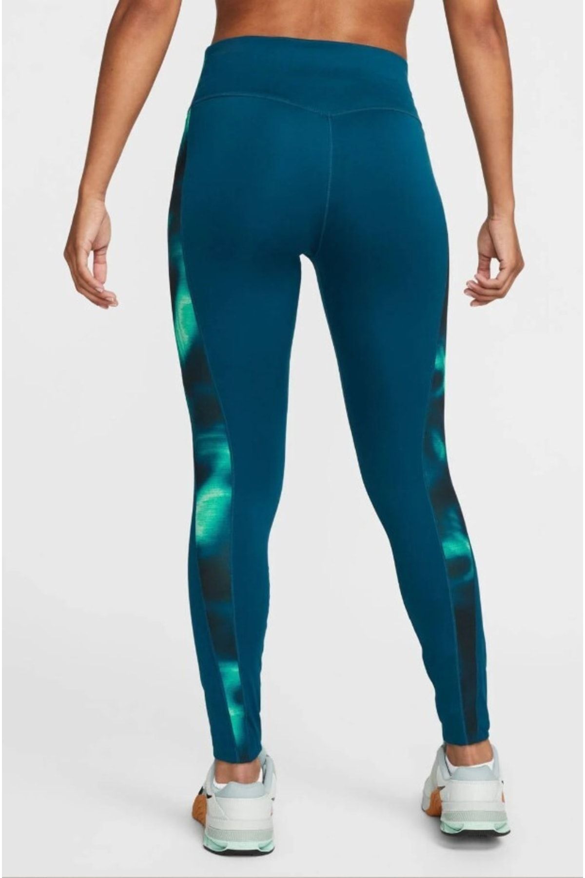 Nike One Women's Icon Clash Blue/Black Print 7/8 Leggings (DC5276-447) S/L/XL
