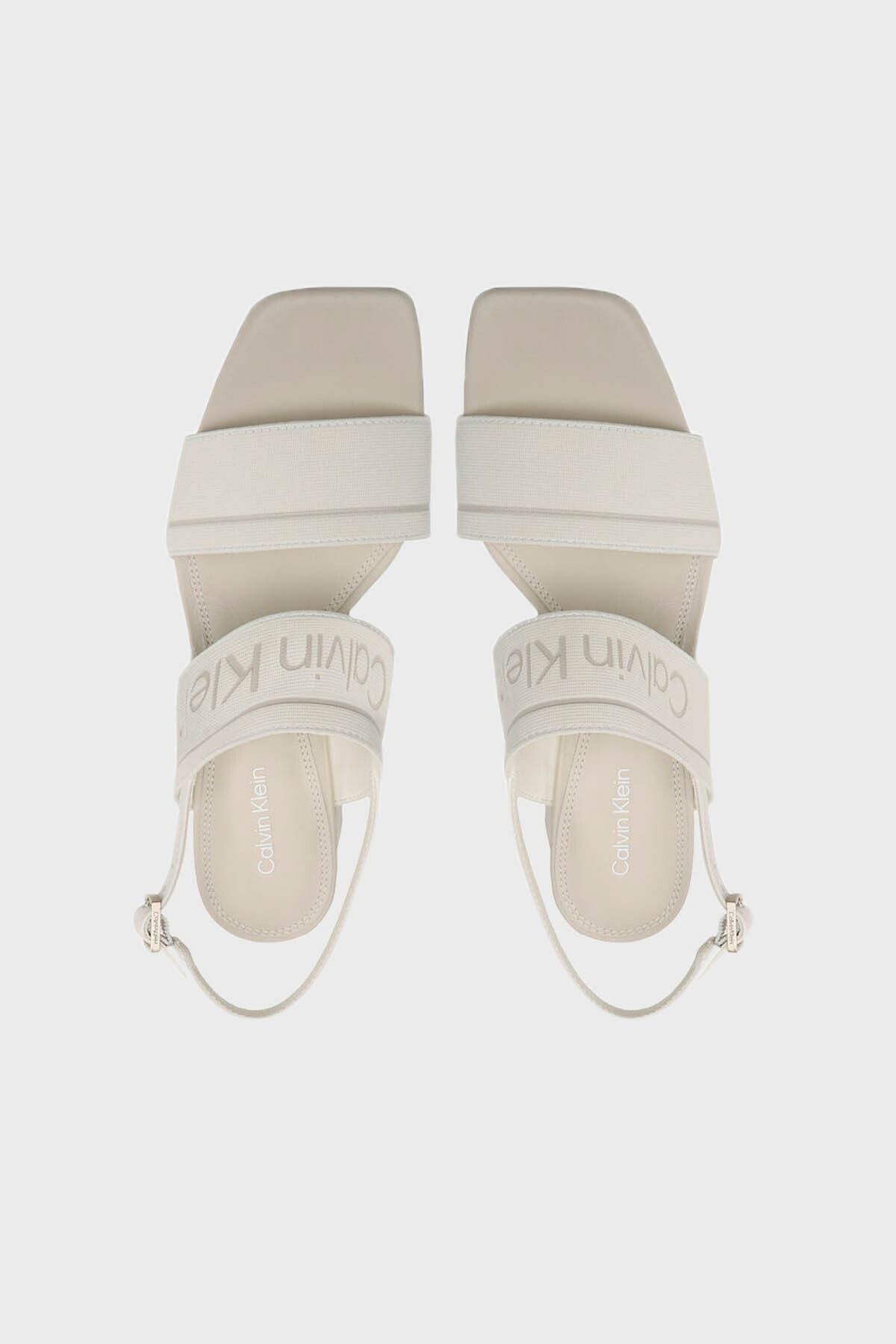 White calvin klein shop sandals