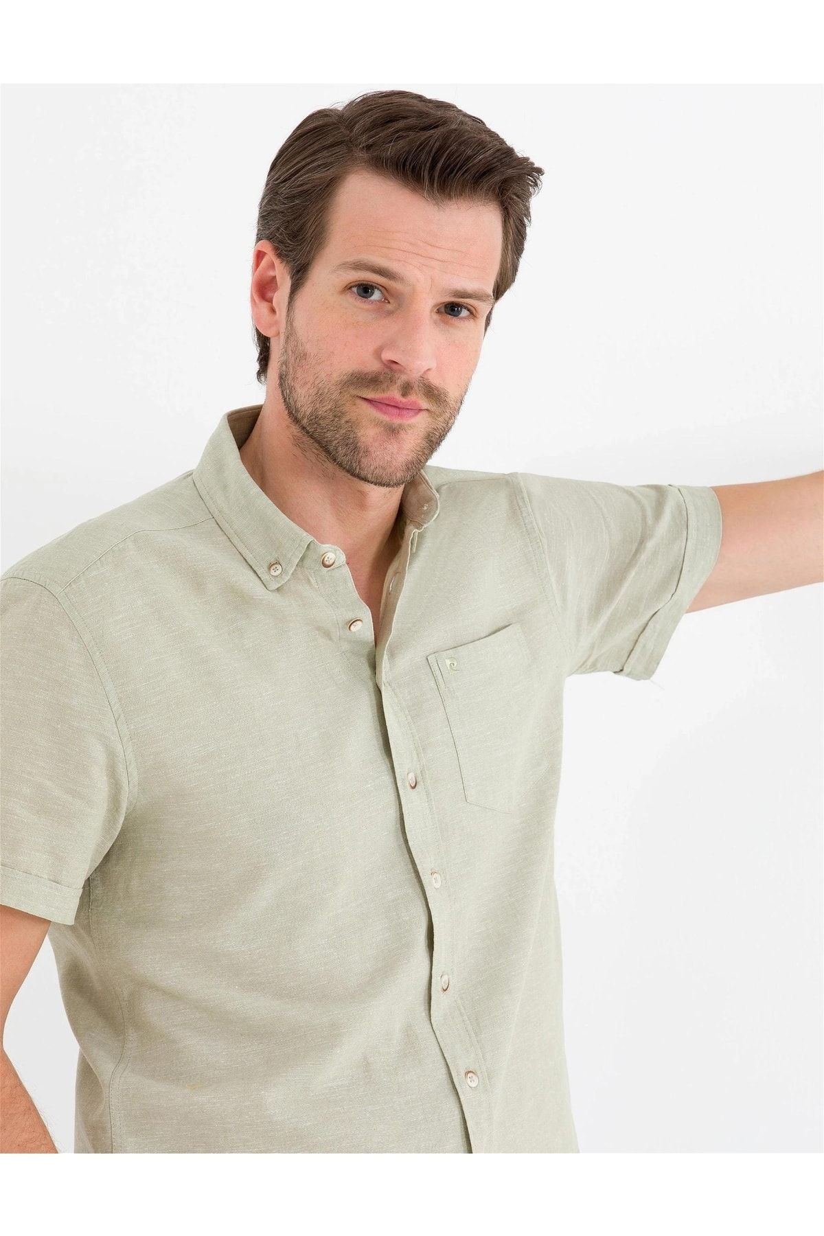 Pierre cardin short sleeve dress shirts outlet