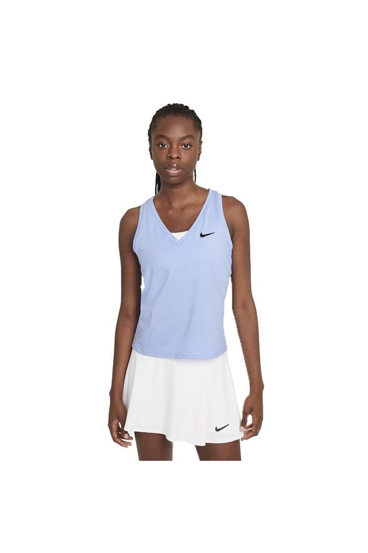 Nike Sports Tank Top Blue Regular fit Trendyol