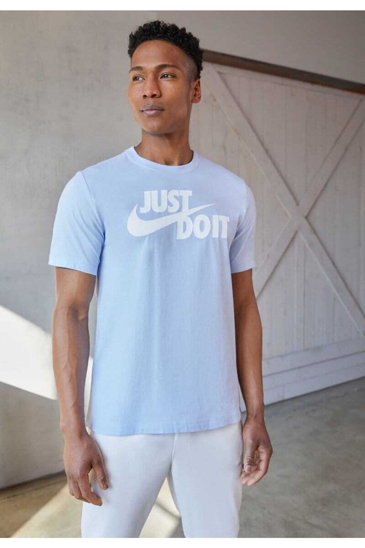 Grey and online blue nike shirt