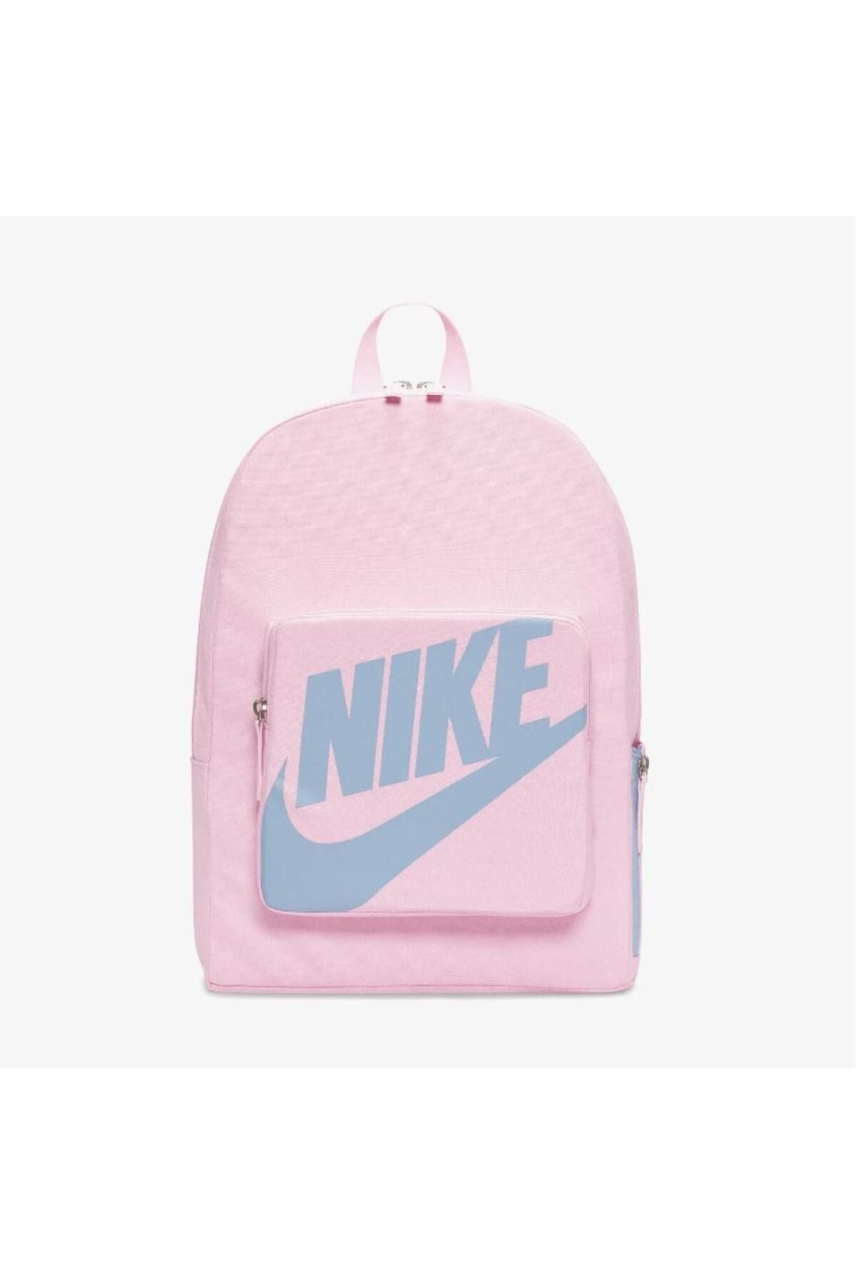 Pink and cheap white nike backpack