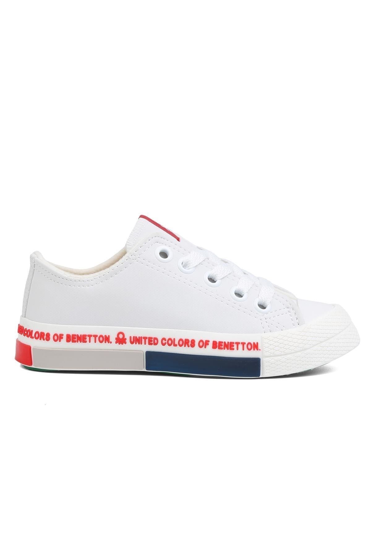 Benetton Sneakers White Trendyol