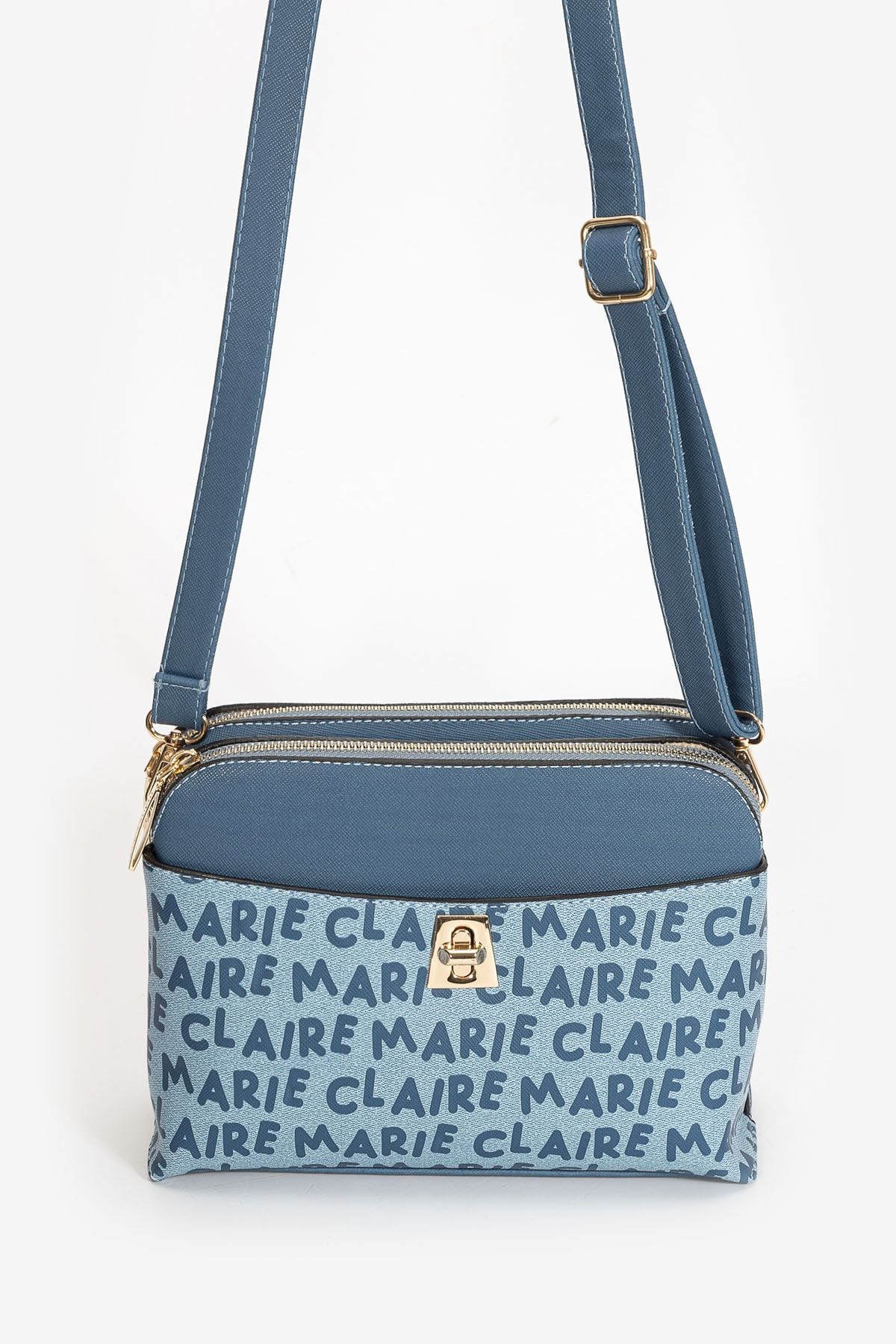 Marie Claire Shoulder Bag Dark blue Plain Trendyol