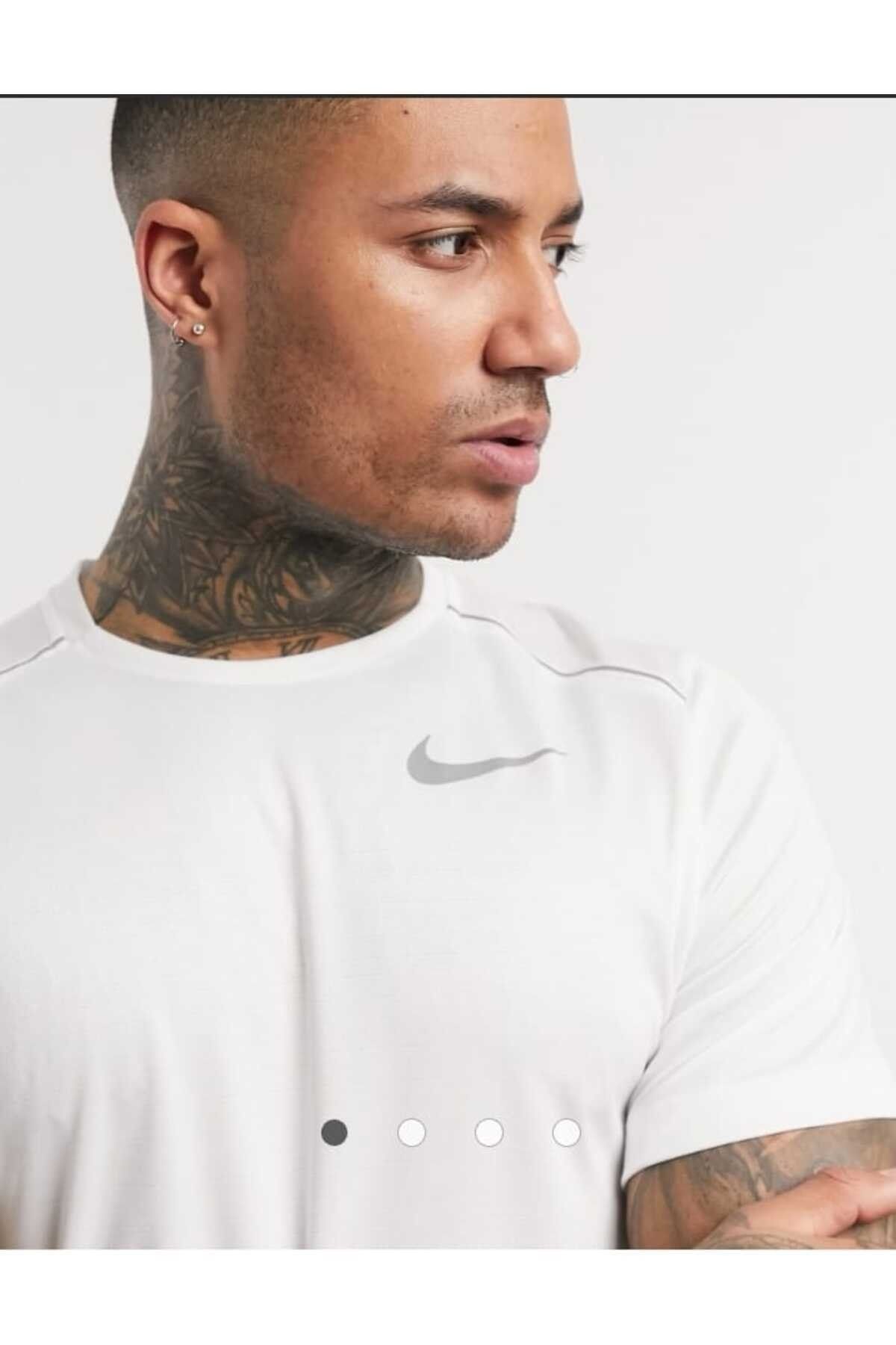 Nike miler t shirt white on sale