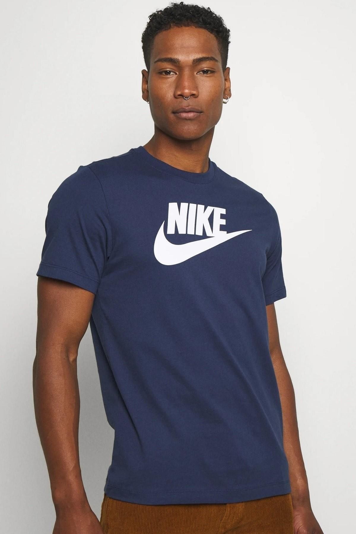 Nike Sportswear Futura Swoosh Logo Tee T Shirt Unisex Printed T