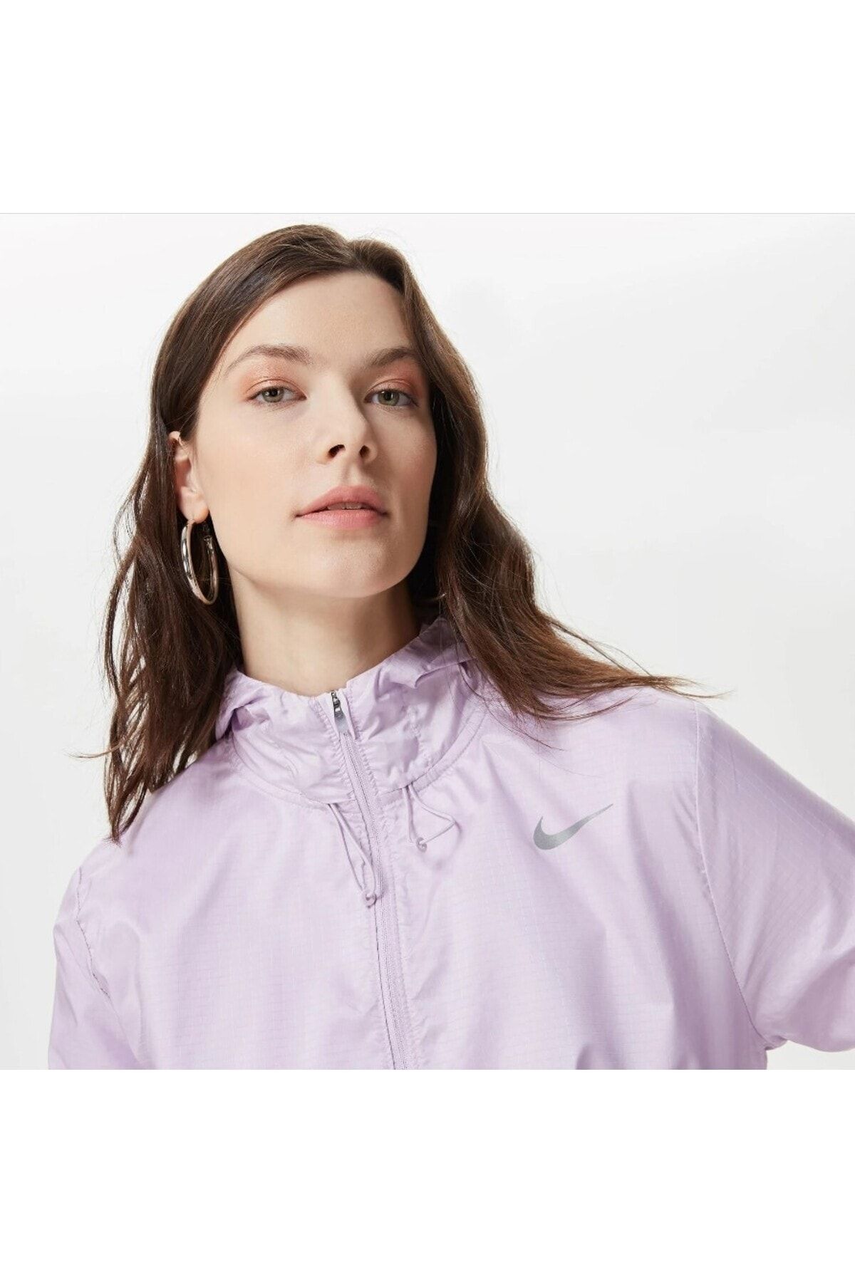 Nike Essential Women's Purple Jacket - Trendyol