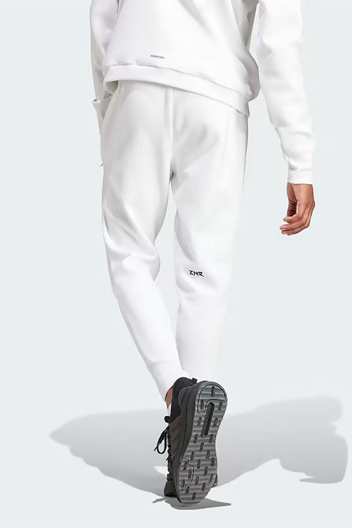 Mens white hot sale adidas sweatpants