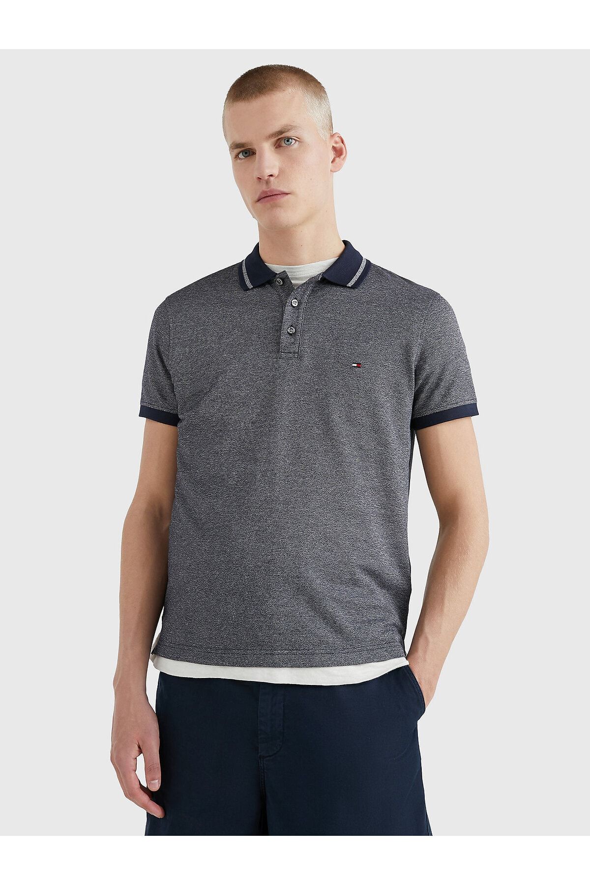 Tommy Hilfiger Polo T shirt Dark blue Relaxed fit Trendyol