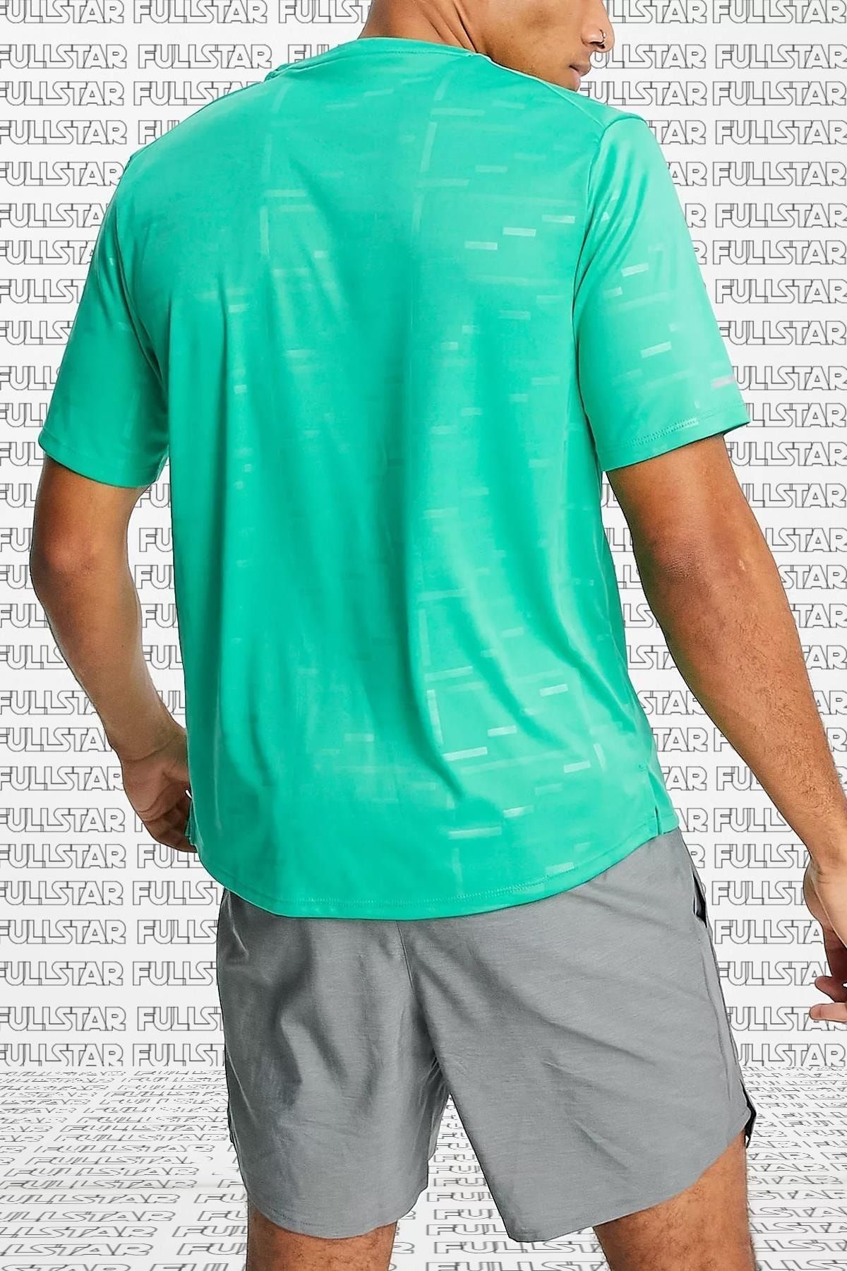 Green nike miler t shirt 2025