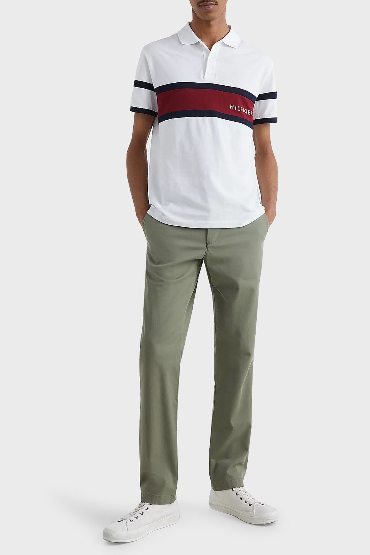 Tommy Hilfiger Polo T shirt Gold colored Polo neck Trendyol