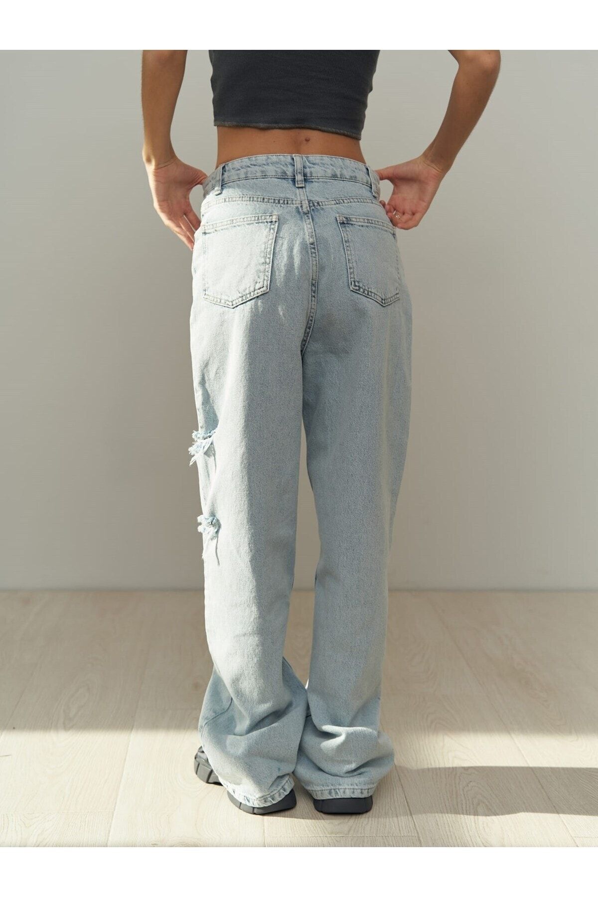Gray blue jeans clearance