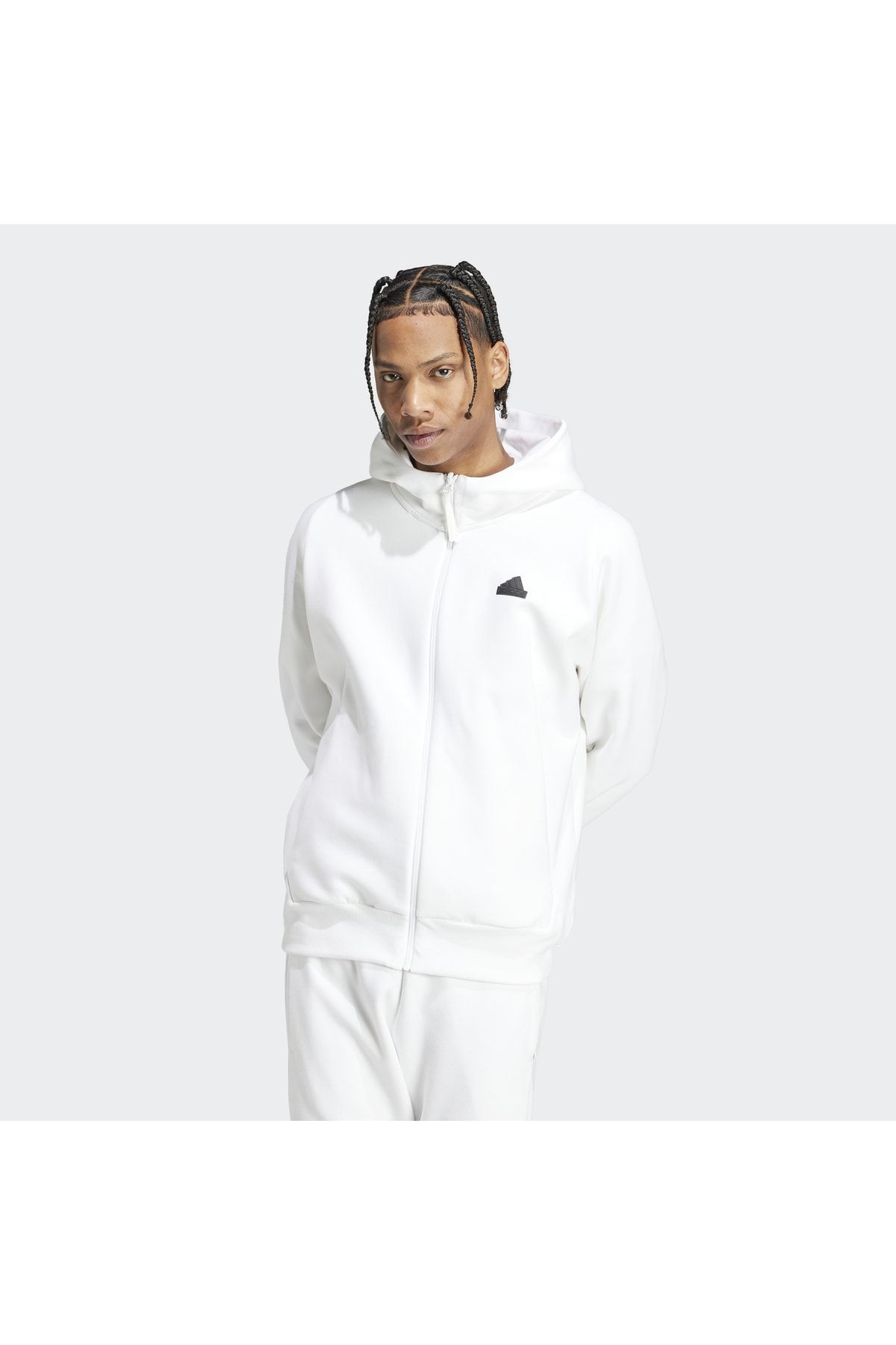 Adidas coat white 2025