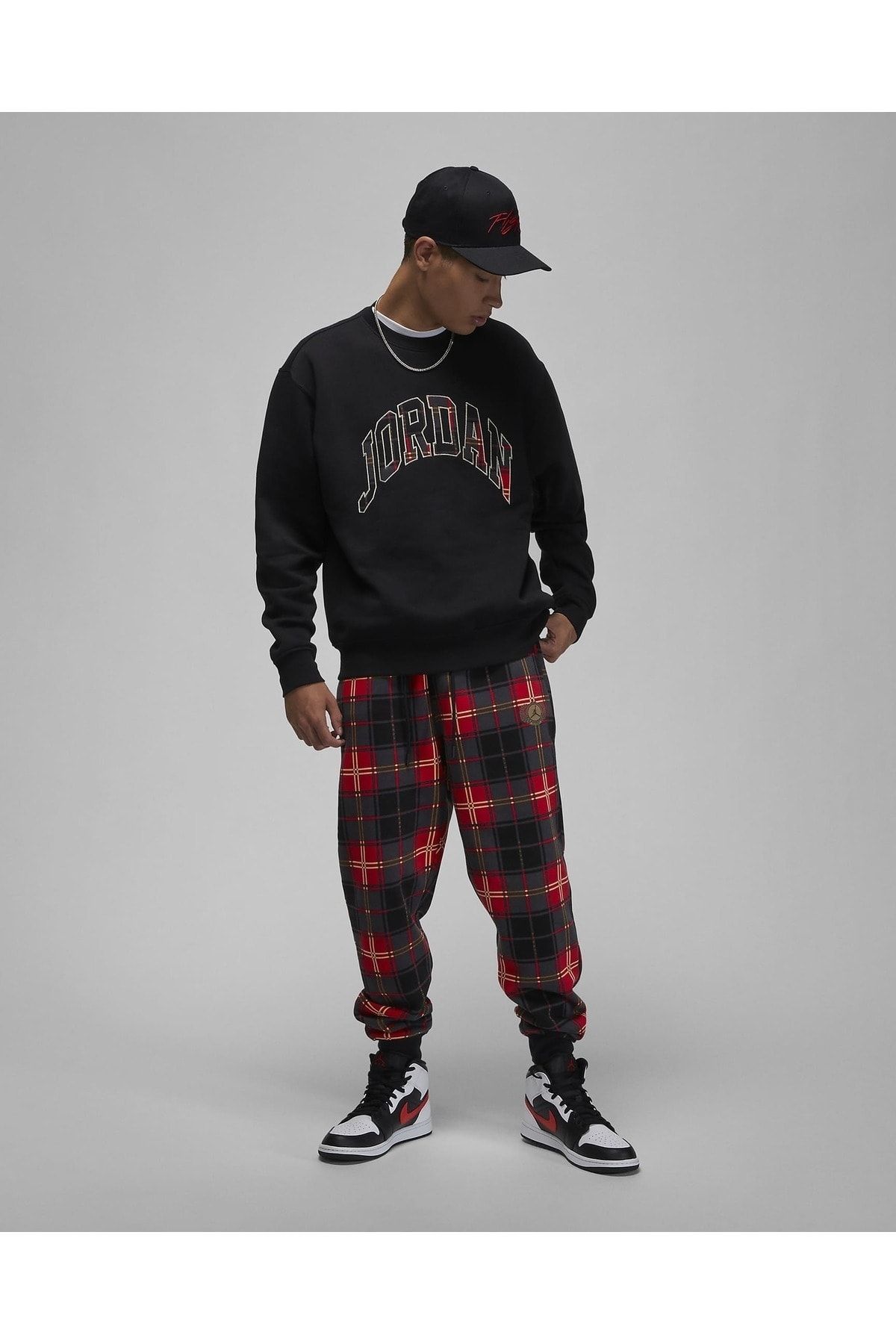 Nike Jordan Essential Holiday Men's Fleece Crew Top Sweatshirt - Trendyol