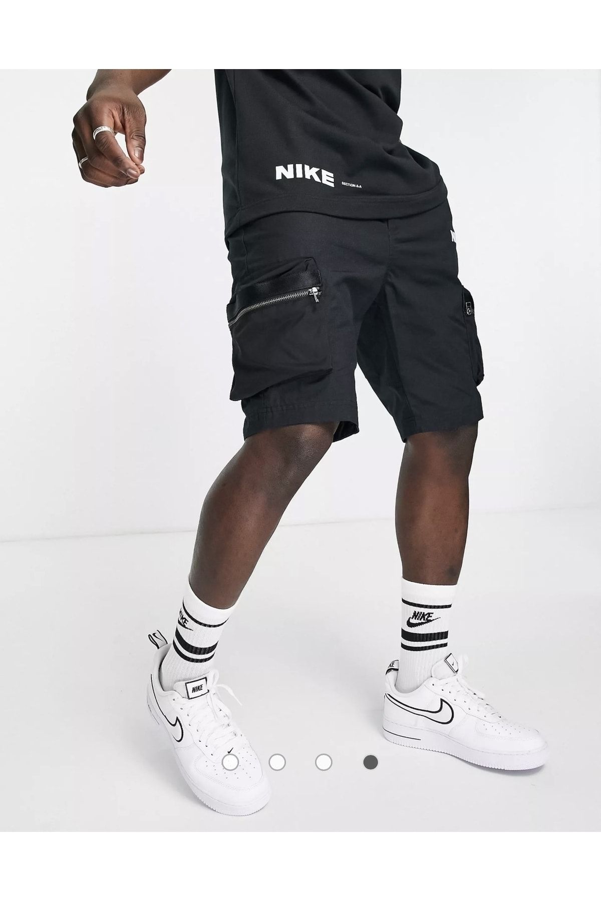 What are nike outlet shorts made of