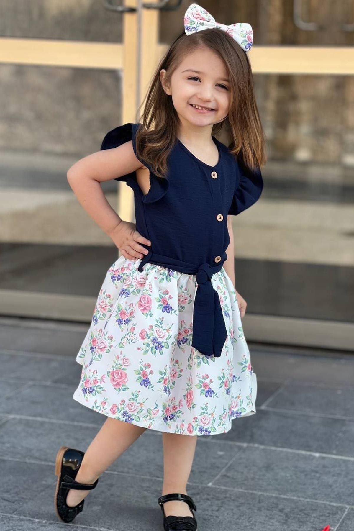 Button front skirt navy blue online