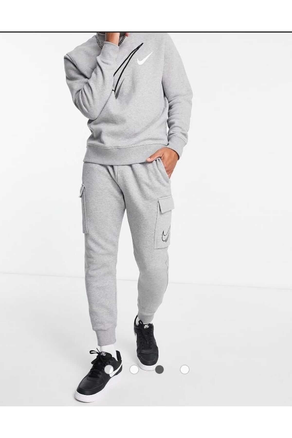 Grey nike cargo best sale tracksuit